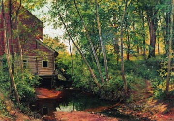 イワン・イワノビッチ・シーシキン Painting - 森の中の工場 preobrazhenskoe 1897 古典的な風景 Ivan Ivanovich